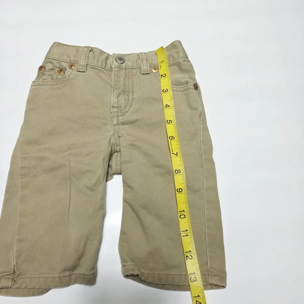 Polo Ralph Lauren Toddler Boy's Tan Cotton Pants Size 9 Months